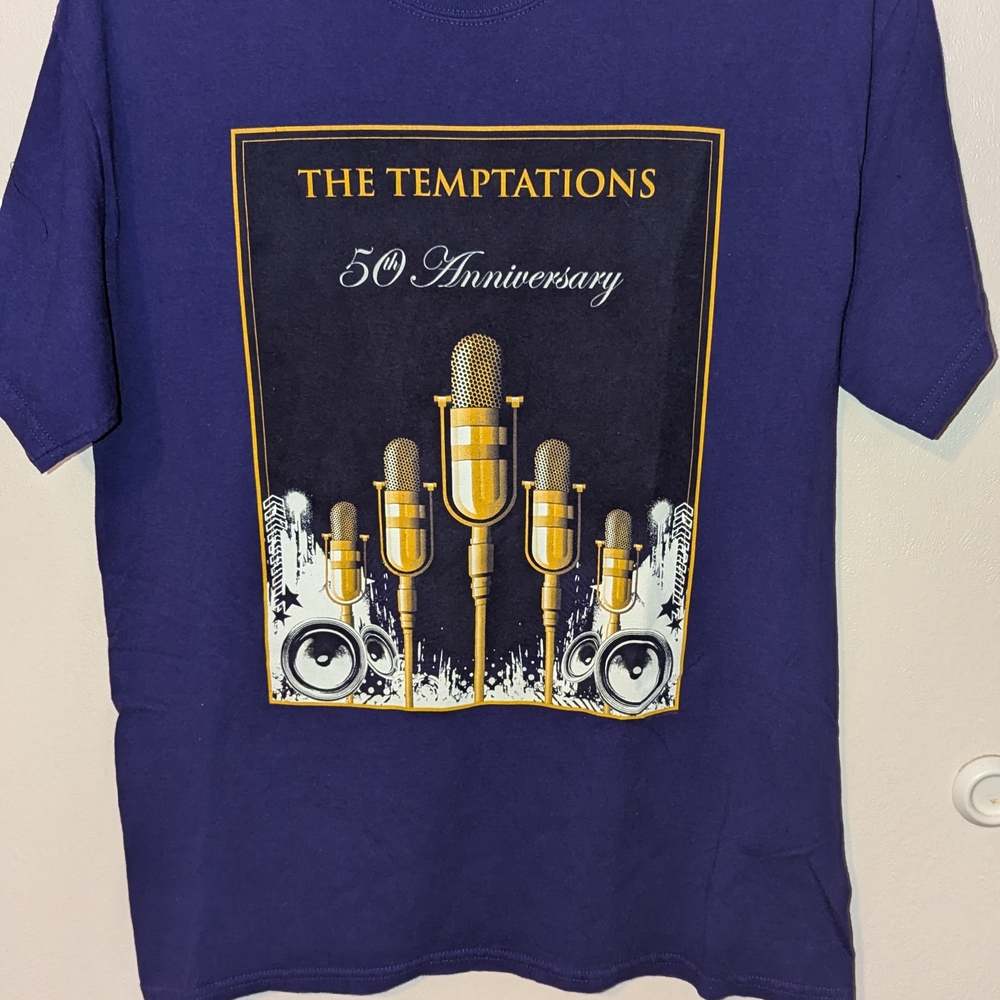 The Temptations 50th Anniversary T-Shirt Purple EUC - Picture 5 of 8